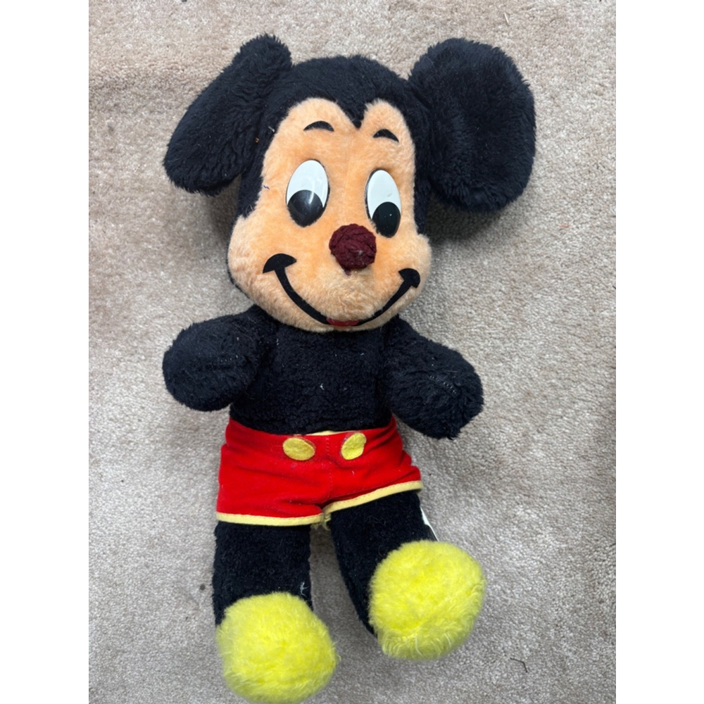 Vintage 50s/60s Walt Disney Mickey Mouse Plush Toy, California Stuffed Toys